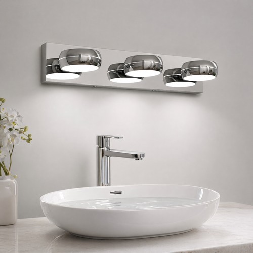 Modern chrome led vanity - 20,