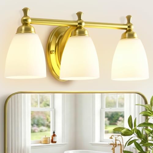 Light bathroom vanity - 3,