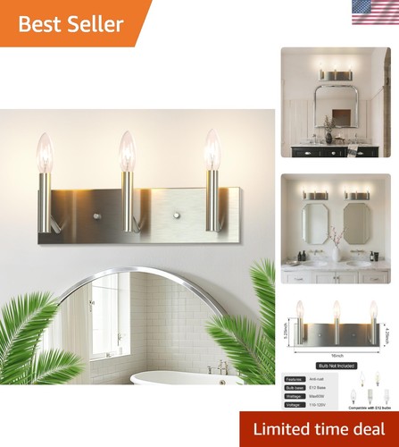 Elegant bulb modern - 3-bulb, vanity
